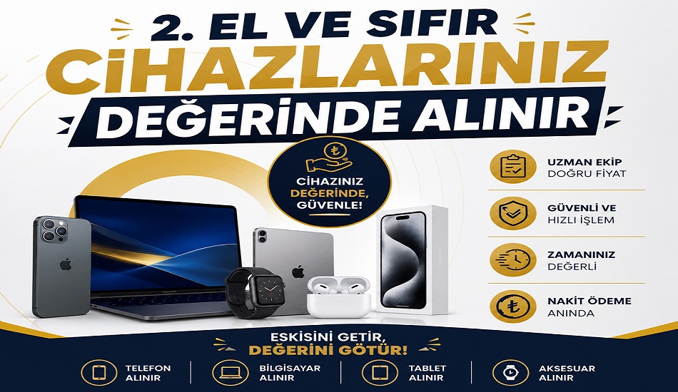 Cihazlarınızı Alıyoruz